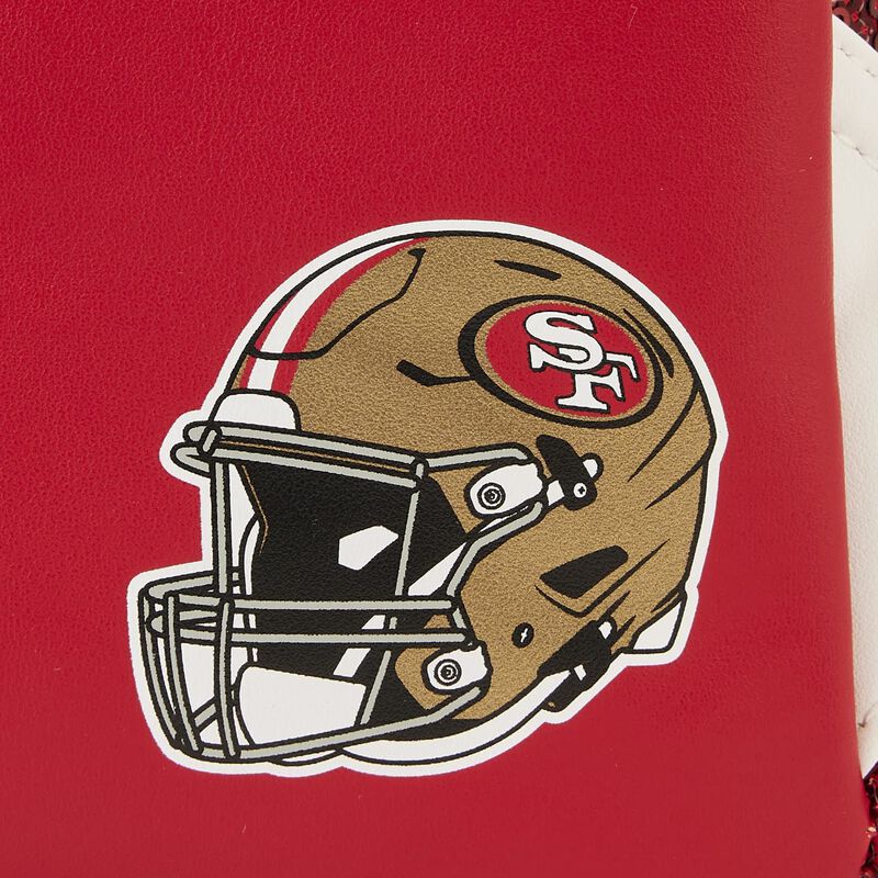 NFL San Francisco 49ers Sequin Mini Backpack, , hi-res view 5