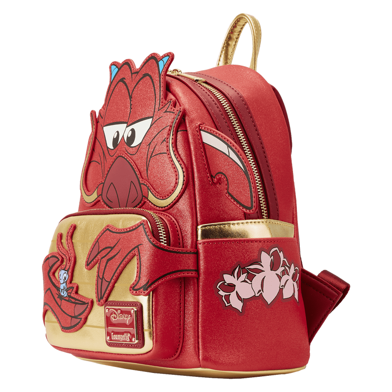 Mulan 25th Anniversary Mushu Glitter Cosplay Mini Backpack, , hi-res view 3