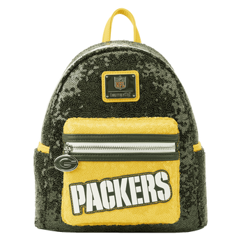 NFL Green Bay Packers Sequin Mini Backpack, Image 1