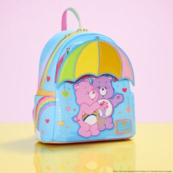 Care Bears Cheer Bear & Share Bear Rainbow Umbrella Mini Backpack, Image 2