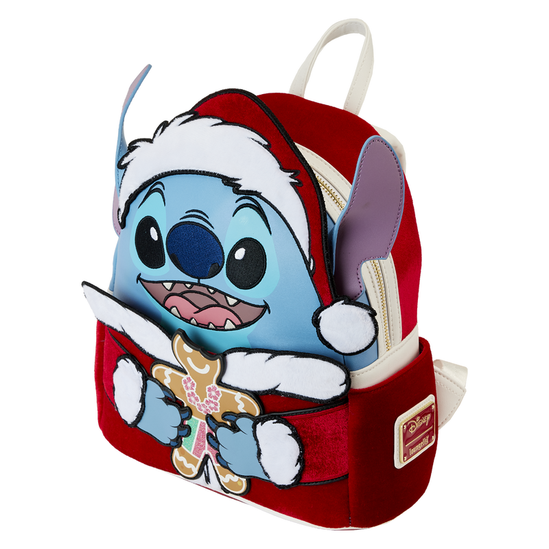 Loungefly Disney Lilo & Stitch Christmas Lights Stitch Light-Up Mini  Backpack