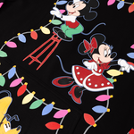 Mickey & Friends Holiday String Lights Glow Unisex Hoodie, , hi-res view 8