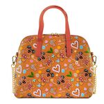 Disney Gingerbread Mickey and Minnie Mouse Crossbody Bag, , hi-res view 1