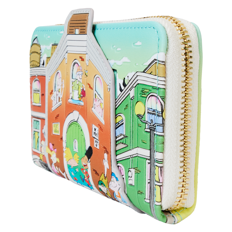 Hey Arnold! Sunset Arms Boarding House Zip Around Wallet, , hi-res view 3