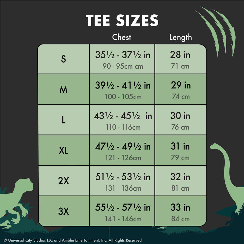 Jurassic World Jungle Scene Unisex Tee, , hi-res view 5