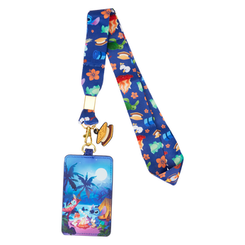 Stitch Camping Cuties Lanyard With Card Holder, Image 1