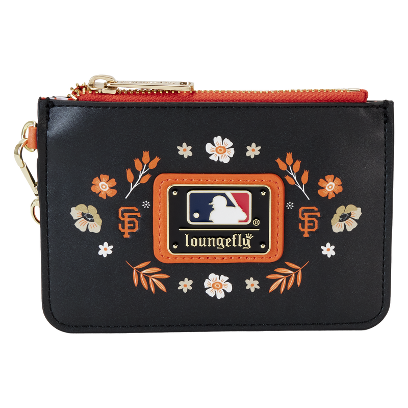 MLB San Francisco Giants Floral Card Holder Wristlet Clutch, , hi-res view 4