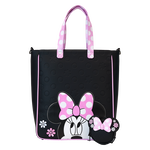 Minnie Mouse Floral Rock The Dots Tote Crossbody Bag With Coin Bag, , hi-res view 1