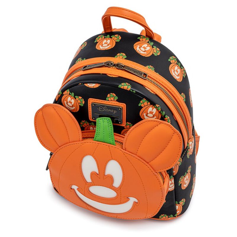 Disney Mickey-O-Lantern Glow in the Dark Mini Backpack, , hi-res view 7
