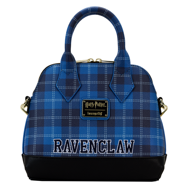 Harry Potter Ravenclaw Patch Varsity Plaid Crossbody Bag, , hi-res view 6