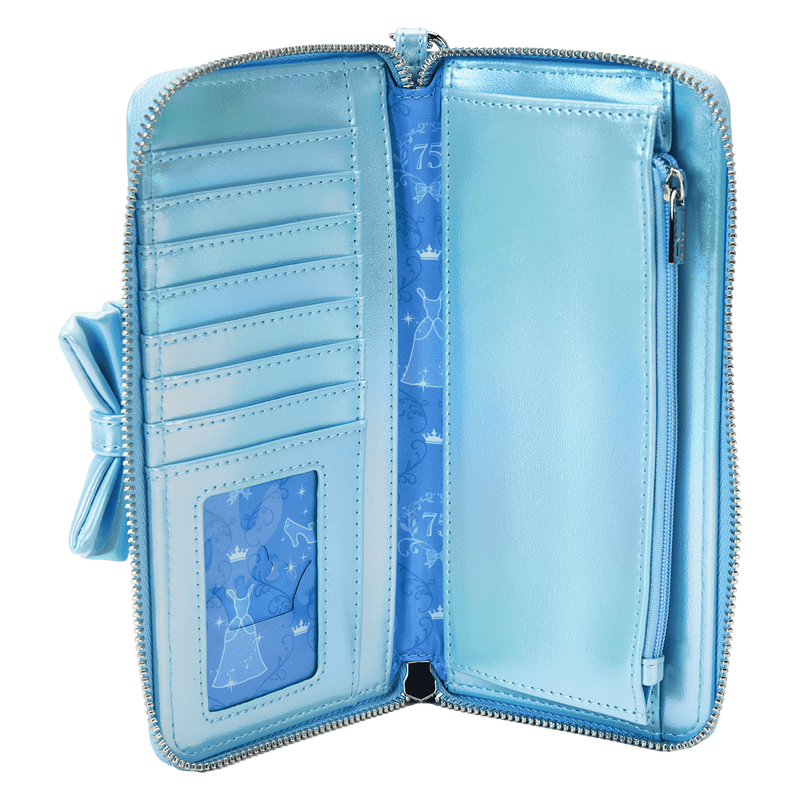 Cinderella Exclusive 75th Anniversary Shiny Series Iridescent Cosplay Wristlet Wallet, , hi-res view 7
