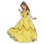 Beauty and the Beast Belle Magnetic Paper Doll Pin Set, , hi-res view 3