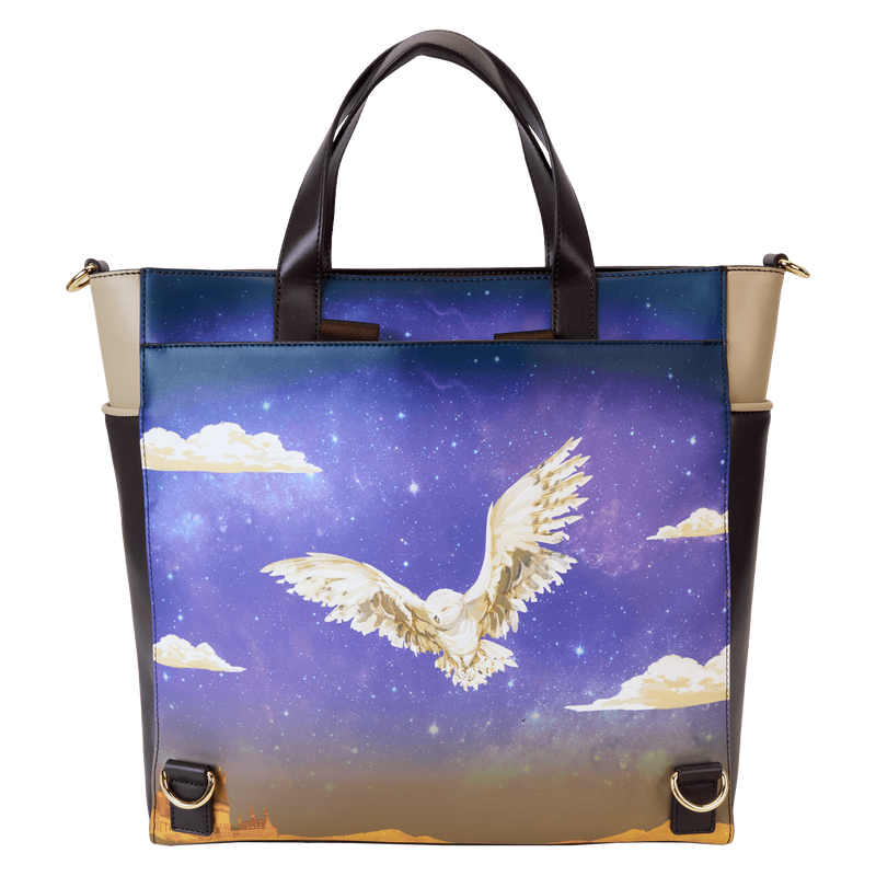 Harry Potter Hogwarts Starry Sky Convertible Backpack & Tote Crossbody Bag, , hi-res view 7