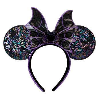 Minnie Mouse Exclusive Spiderweb Sequin Ear Headband, Image 1