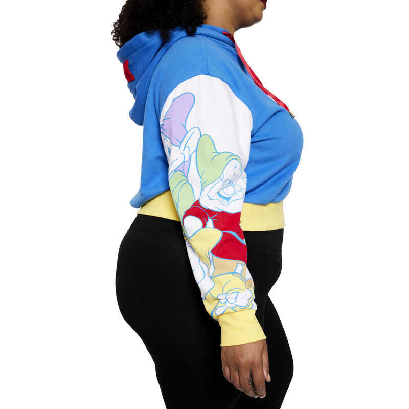 Snow White Fairest One of All Crop Hoodie, , hi-res image number 4