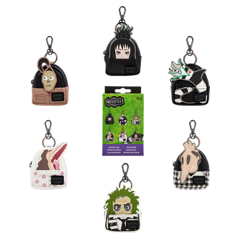 Beetlejuice Exclusive Cosplay Mystery Mini Backpack Keychain Charm, Image 1