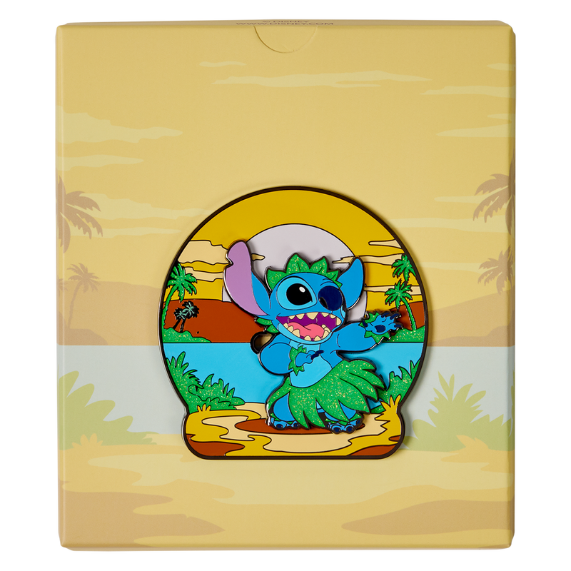 SDCC Limited Edition Stitch 3" Collector Box Pin, , hi-res view 3