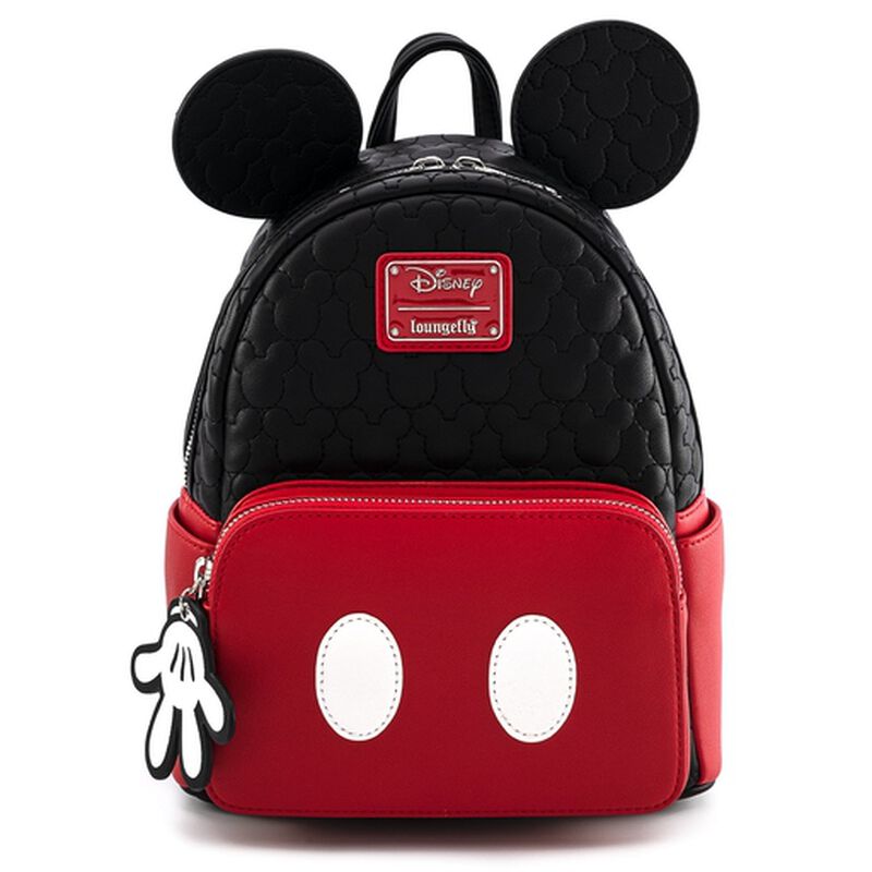 Disney Mickey Mouse Quilted Cosplay Mini Backpack, , hi-res view 1