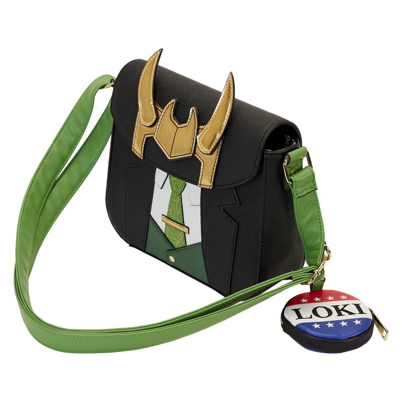 Loki for President Cosplay Crossbody Bag With Coin Bag, , hi-res view 4