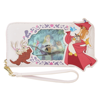 Sleeping Beauty Princess Lenticular Series Wristlet Wallet, Image 2