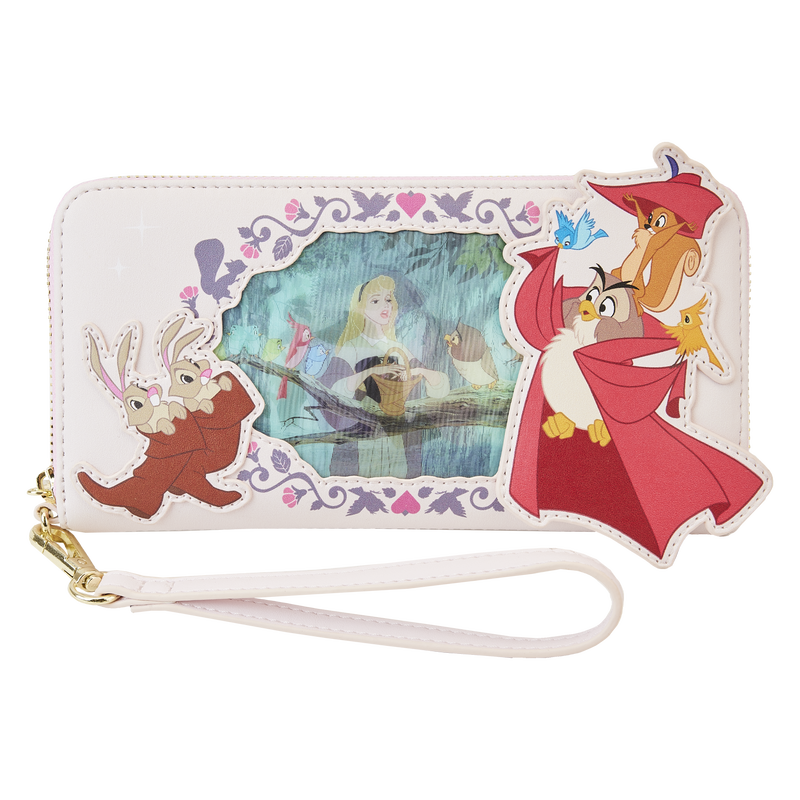 Sleeping Beauty Princess Lenticular Series Wristlet Wallet, , hi-res view 2
