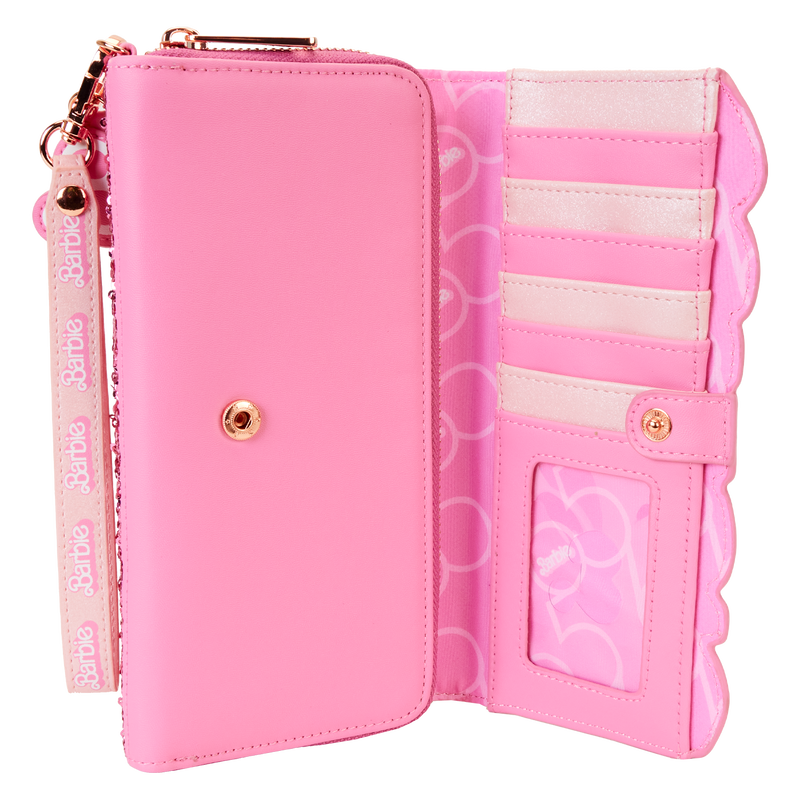 バービー 65thアニバーサリー リストレットウォレット Barbie™ 65th Anniversary Exclusive Sequin Flap Wristlet