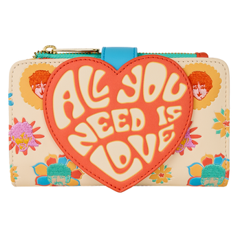 The Beatles All You Need Is Love Flap Wallet, Image 1