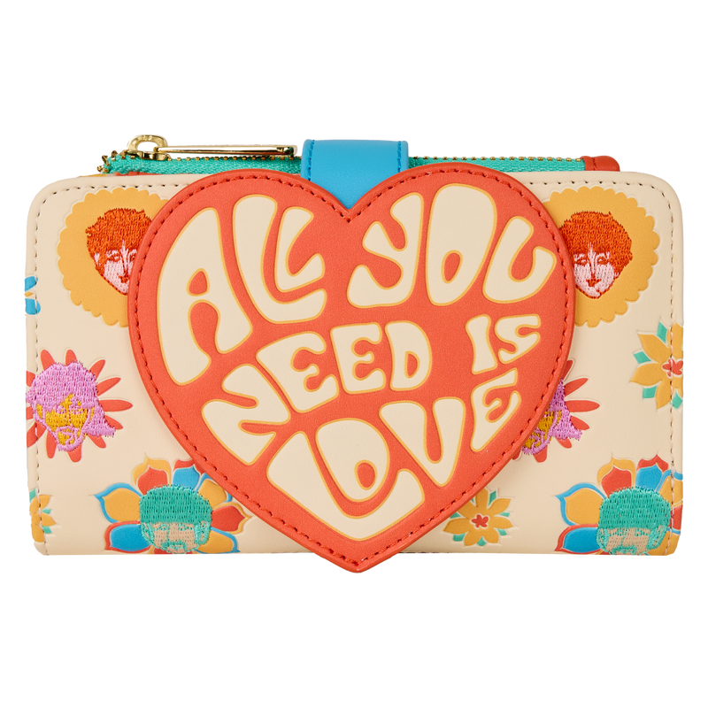 The Beatles All You Need Is Love Flap Wallet, , hi-res view 1