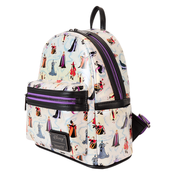 Disney Villains Iridescent All-Over Print Mini Backpack, Image 2