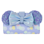 Minnie Mouse Exclusive Iridescent All-Over Print Sequin Ear Flap Wallet, , hi-res view 1