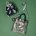 NFL Philadelphia Eagles Clear Convertible Backpack & Tote Bag, , hi-res view 3