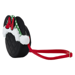 Minnie Mouse Polka Dot Santa Hat Quilted Crossbody Bag, , hi-res view 2