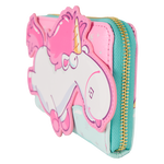 Minions Fluffy Unicorn Rainbow Glitter Zip Around Wallet, , hi-res view 4