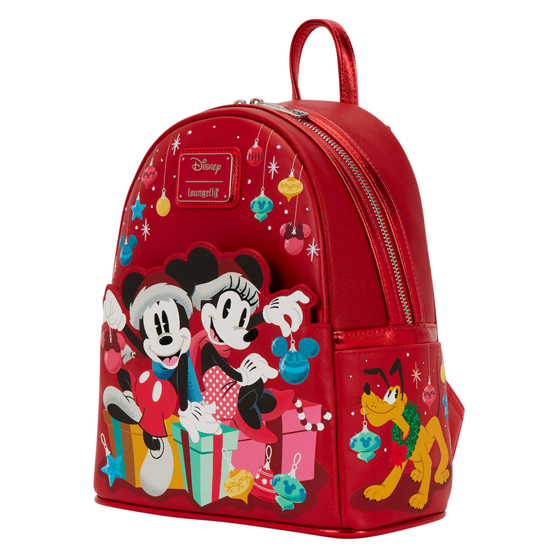 Mickey & Friends Exclusive Holiday Ornaments Mini Backpack, , hi-res view 4