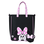 Minnie Mouse Floral Rock The Dots Tote Crossbody Bag With Coin Bag, , hi-res view 1