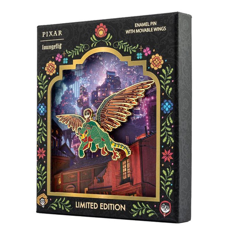 Pixar Coco Collector Box Enamel Pin with Moveable Wings, , hi-res view 2
