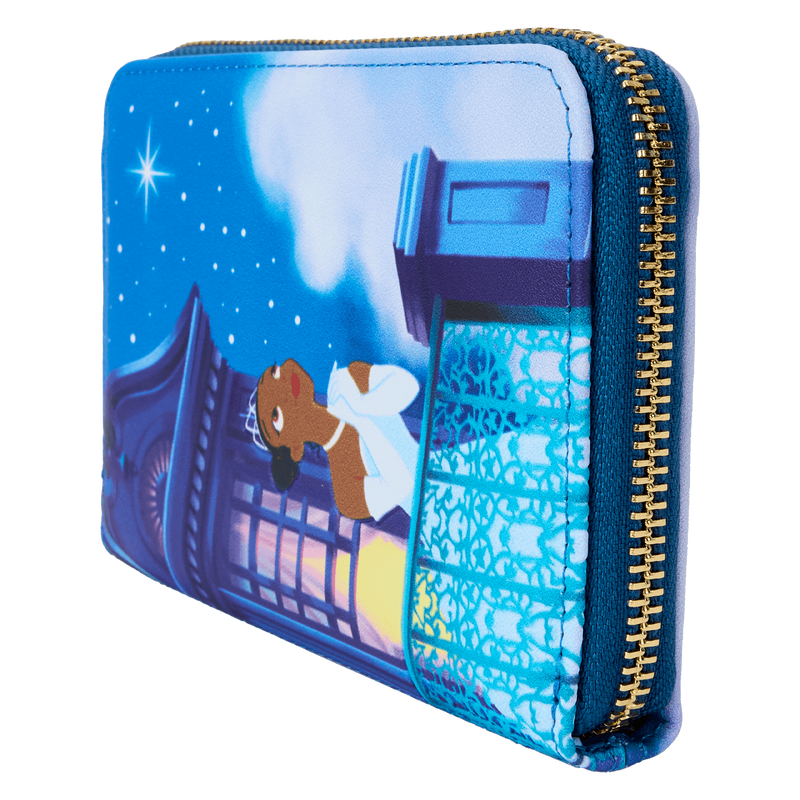 The Princess And The Frog 15th Anniversary Evening Star Glow Zip Around Wallet, , hi-res view 5