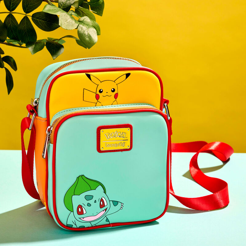 Pokémon Color Block Starters Crossbody Bag, , hi-res view 2