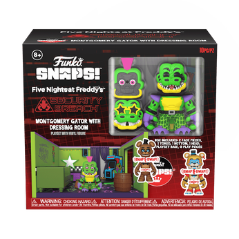 SNAPS! Montgomery Gator with Dressing Room Playset, Image 2