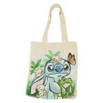 Stitch Springtime Daisy Canvas Tote Bag, , hi-res view 1