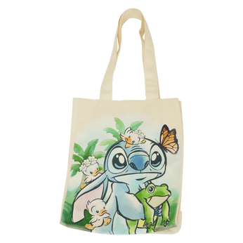 Stitch Springtime Daisy Canvas Tote Bag, Image 1