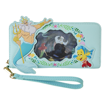 The Little Mermaid Ariel Princess Lenticular Zip Around Wallet, Image 1