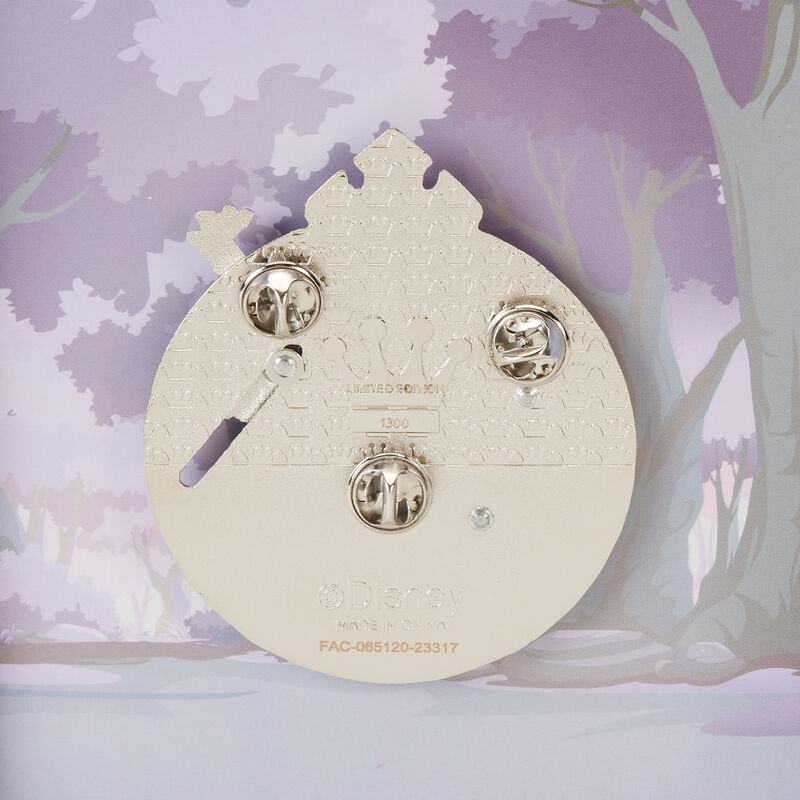 Sleeping Beauty 65th Anniversary Floral Scene 3" Collector Box Sliding Pin, , hi-res view 7