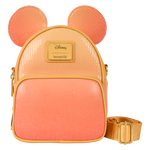 Mickey Mouse Glitter Sequin Convertible Mini Backpack Crossbody Bag image