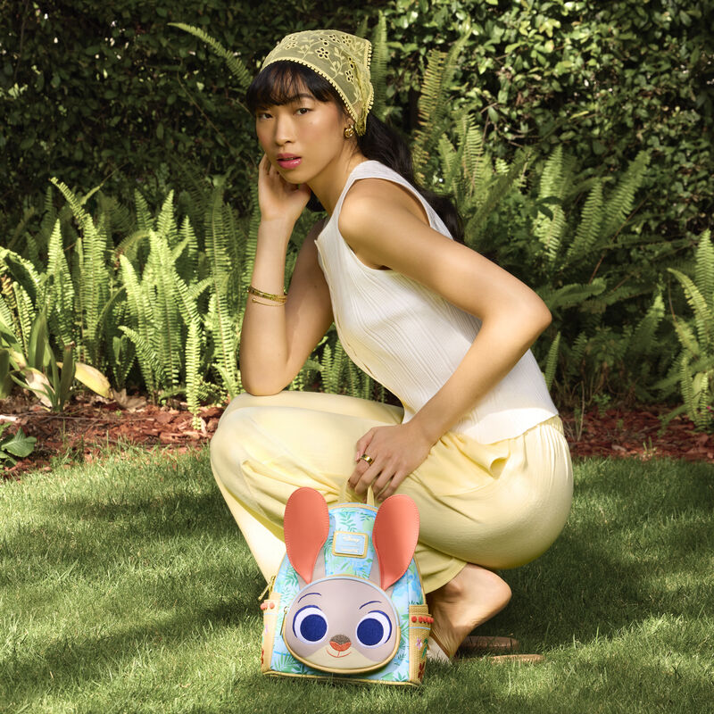 NWT New Release Disney Judy Rabbit Cosplay Zootopia Loungefly Mini Backpack Zootopia 2 Judy Hopps Cosplay Mini Backpack | Loungefly main image 3