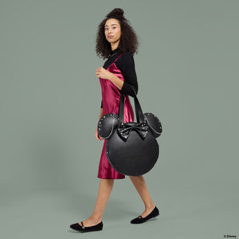 Minnie Mouse Studs & Chains Oversized Figural Tote Bag, , hi-res view 2