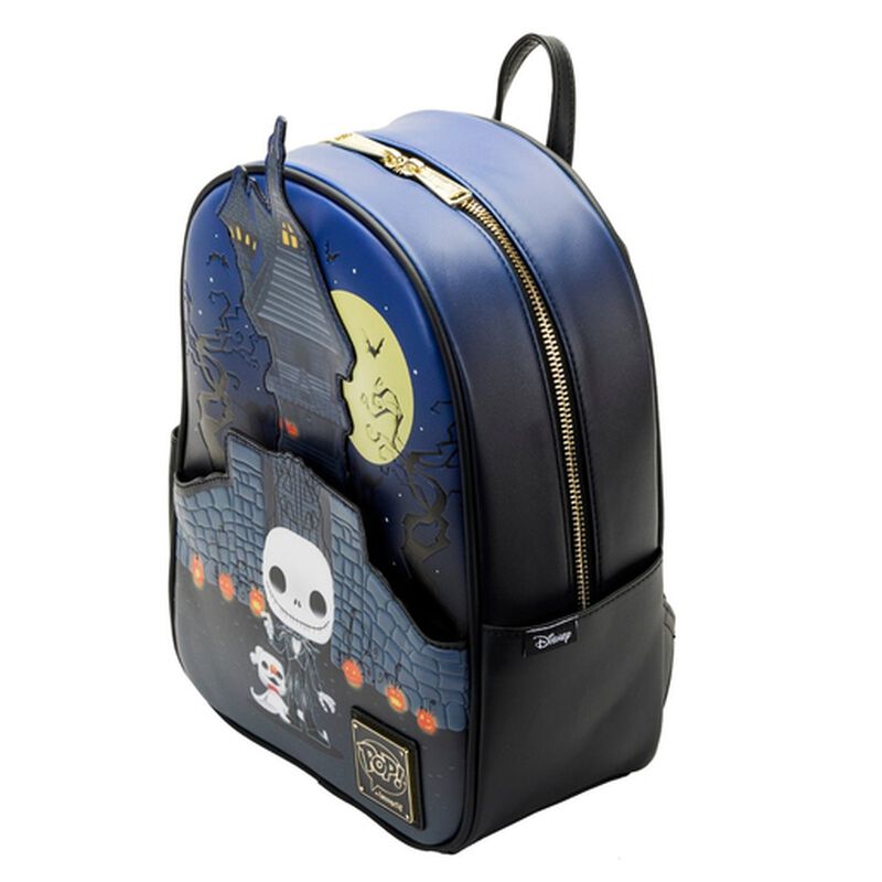 Funko Pop! by Loungefly Jack Skellington Glow Mini Backpack display picture 2