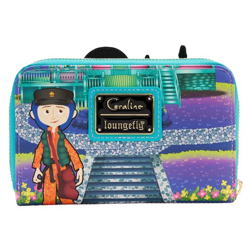 Coraline Glow in the Dark House Zip Around Wallet, , hi-res view 5