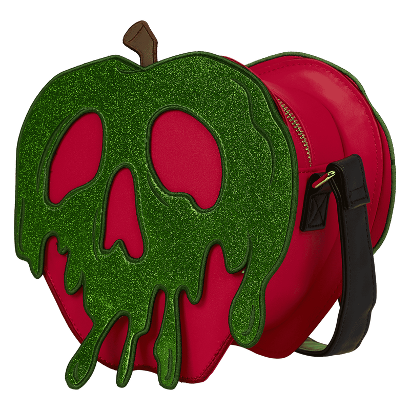 Snow White and the Seven Dwarfs Exclusive Evil Queen Poison Apple Glitter Crossbody Bag, , hi-res view 2