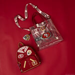 NFL San Francisco 49ers Clear Convertible Backpack & Tote Bag, , hi-res view 3